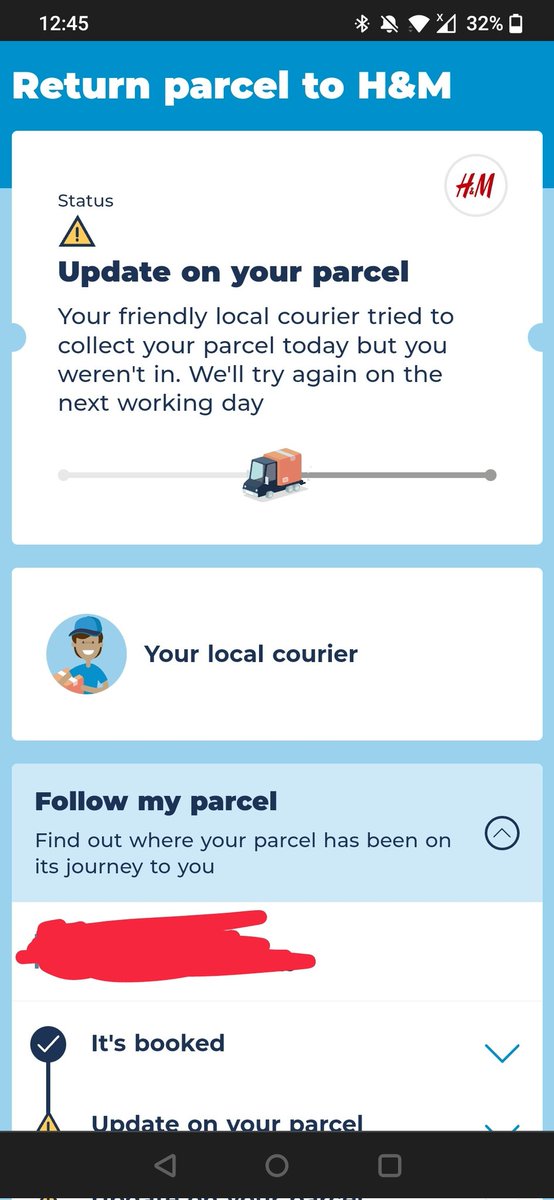 YogNC's tweet photo. @hm @hmunitedkingdom @Hermesparcels this is nonsense. I've literally been at home the whole day and your driver has not turned up. https://t.co/iYdrqB715I