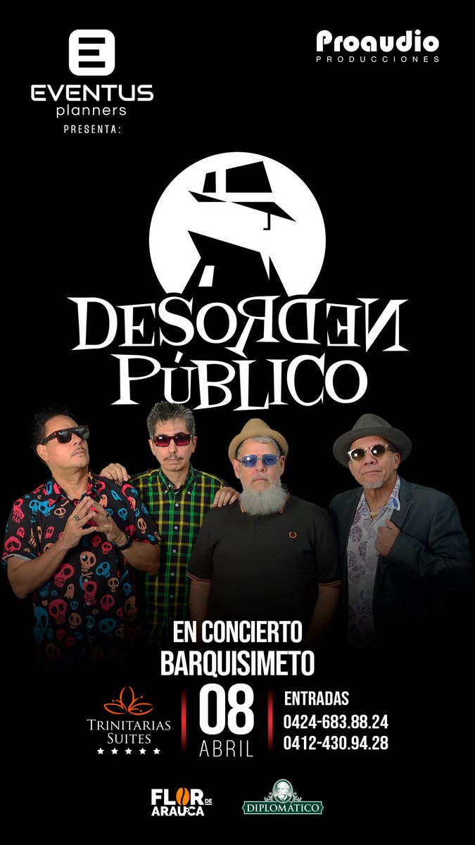 ¡Qué alegría volver a Barquisimeto! 

Acompáñennos… 08 de Abril en Las Trinitarias.