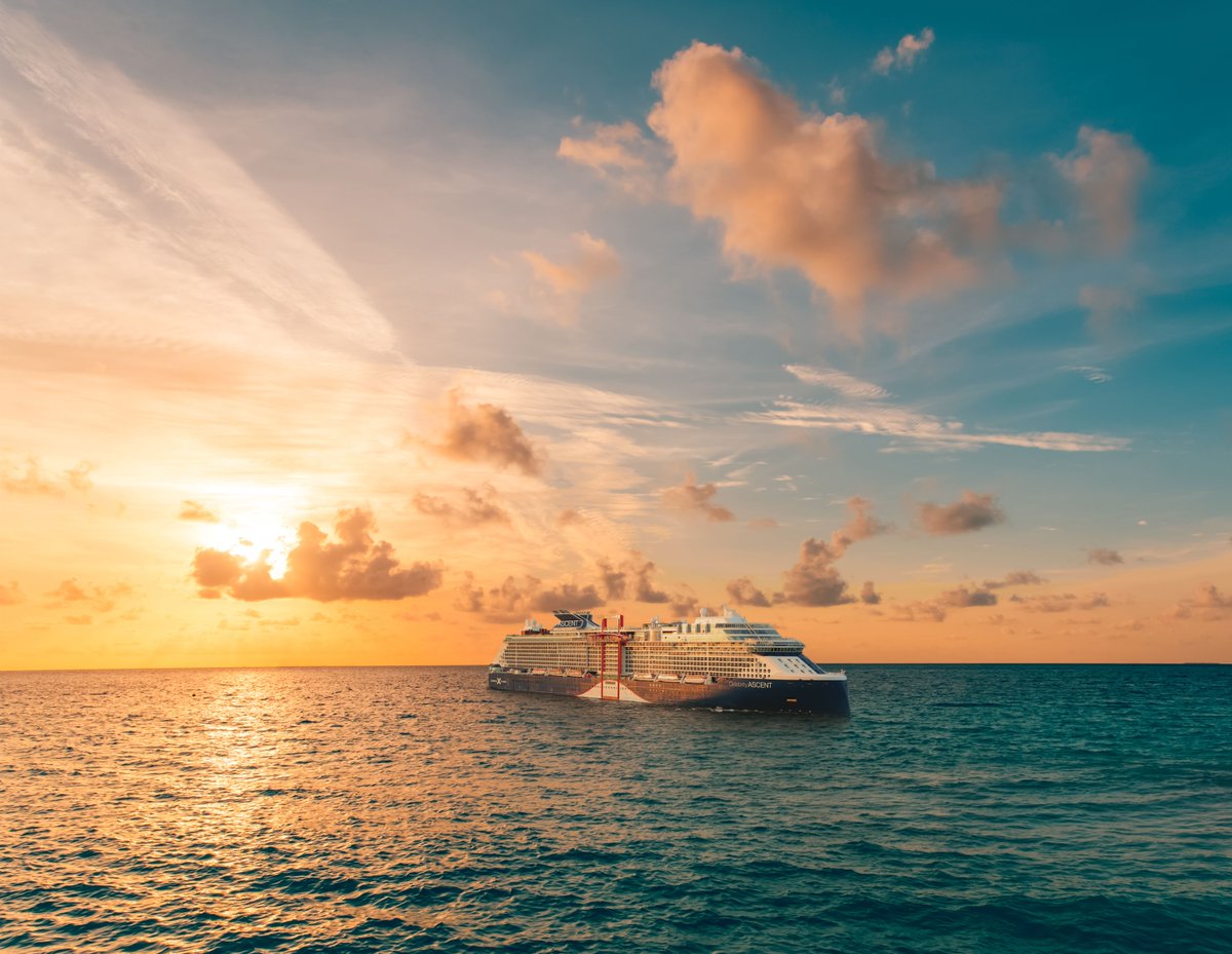 HistoryWBK's tweet photo. @CelebrityCruise is excited to reveal the itineraries for their fourth Edge series ship, Celebrity Ascent, setting sail in the Caribbean in the 2023-24 season.

It's been such a pleasure working on the comms for this and we can't wait to see the sun-soaked decks next year! https://t.co/3bi6Xof351