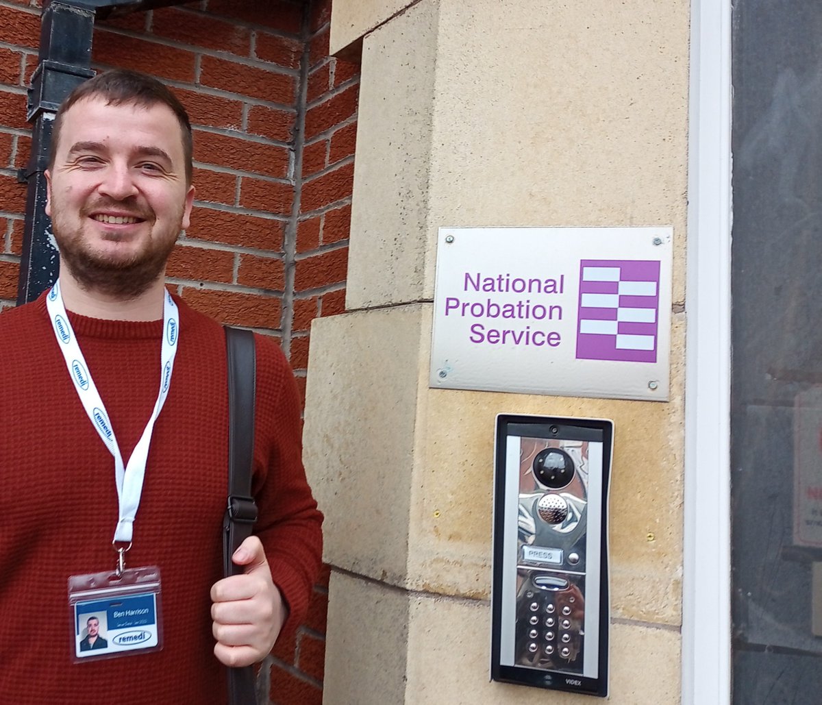 "Ben enjoyed a successful first visit to #Bury Probation today. The team are great and Ben is already booked in to see them all again soon." <a href="/RJCouncil/">Restorative Justice Council</a> <a href="/AssocPCCs/">Association of Police and Crime Commissioners</a> <a href="/gmpolice/">Greater Manchester Police</a> <a href="/greatermcr/">Greater Manchester Combined Authority</a> <a href="/MayorofGM/">Mayor of Greater Manchester</a> <a href="/RJAPPG/">Restorative Justice APPG</a> <a href="/DeputyMayorofGM/">Deputy Mayor for Safer and Stronger Communities</a> <a href="/BRO_NPS/">Bury Rochdale Oldham NPS</a>