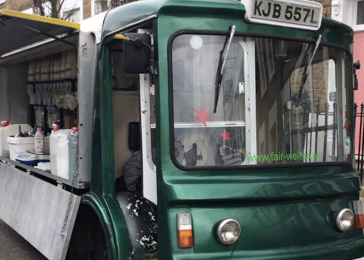 WebbyJamesHere's tweet photo. Picked up a few bits from the local  #refill van today. Check out @FairWellLondon if you’re in north London &amp; want to reduce your #plastic use. 
#plasticfree #plasticpollution #reducereuserecycle #London 

https://t.co/1sLZQJdK1C https://t.co/Q4GXFmADdT