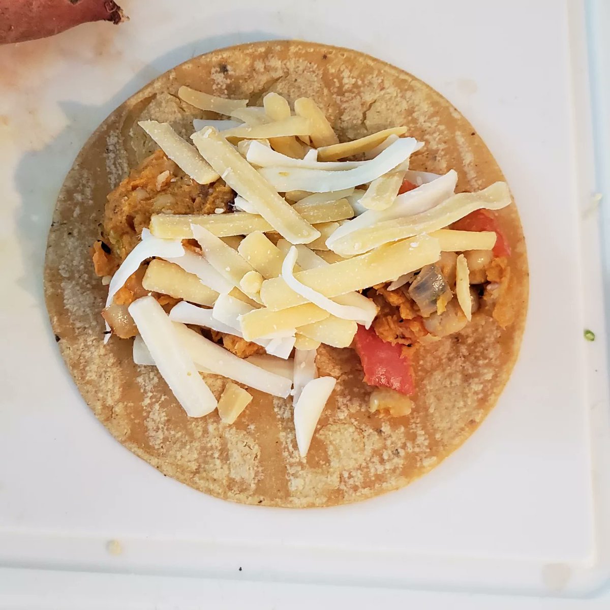 llake's tweet photo. These came together in a crazy way as l realized l was lacking what l thought l needed.
Life is that way, too. It's messy but delicious. Both the Enchiladas and life.😉 #rememberjoy #enchiladas #beyourself https://t.co/4KNfh6Ulk9