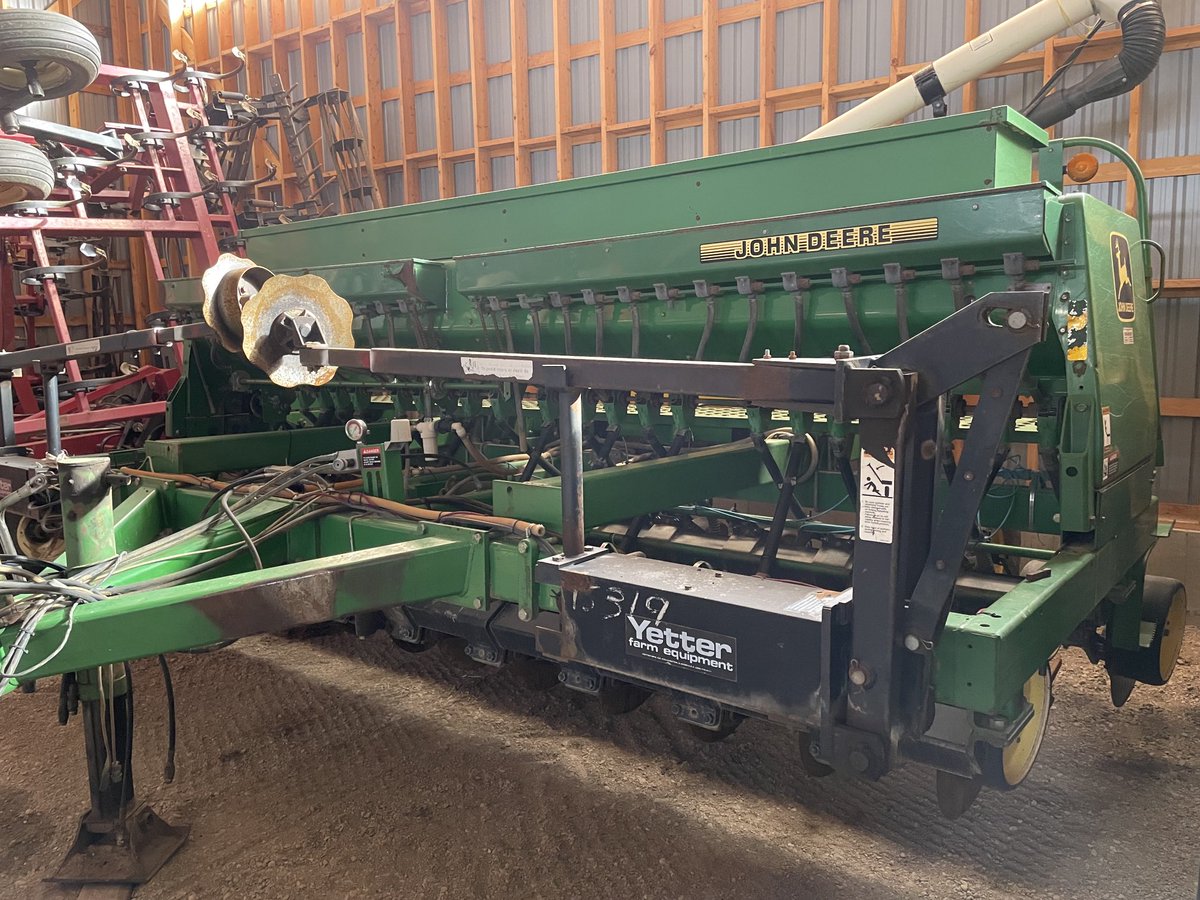 Selling JD750 markers, grass seed, scales. Fill auger. Stored inside. Phone Rick he is retiring 226-231-2825 $32,000 Tillsonburg