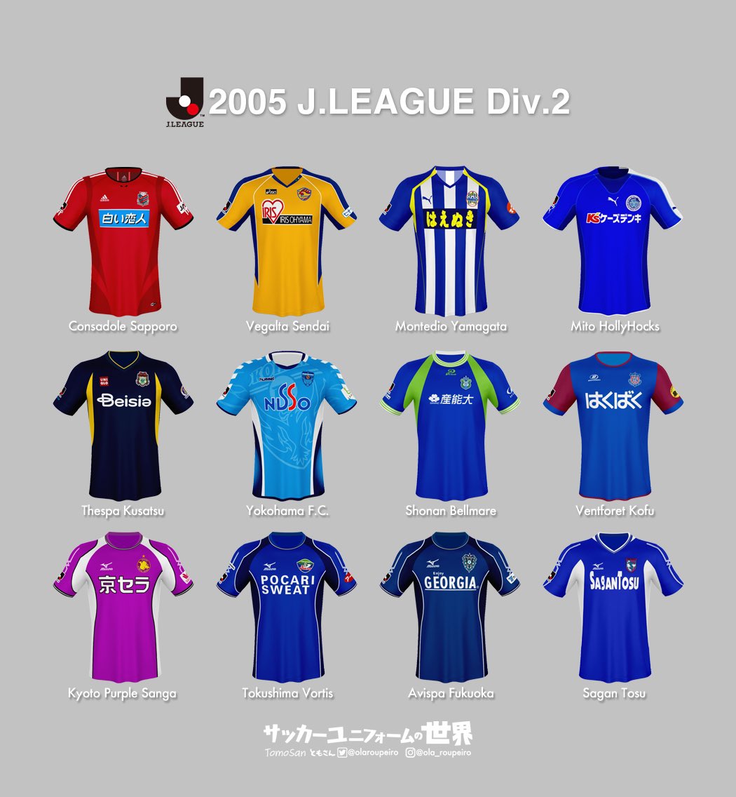 みなさんすごいですね！ ほとんど正解。 2005年のJ2リーグでした