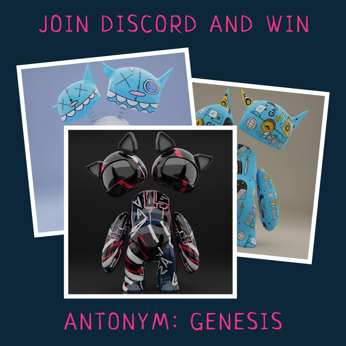 hornymals's tweet photo. Big reveal day for @AntonymNFT tomorrow! 🔥

Join ours #discord and win 1 x Antonym: GENESIS! 

https://t.co/RNBdZAOrw8 👀 https://t.co/DaKPEq2S53