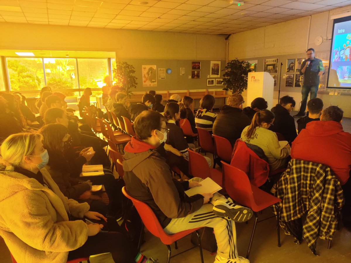 dhulaigh's tweet photo. Thanks again to @aidanmcateer from @BrownBagFilms for giving his talk on "Visual Storytelling in Animation"
#Keyframe8 #animation https://t.co/VNLqy4rkoR