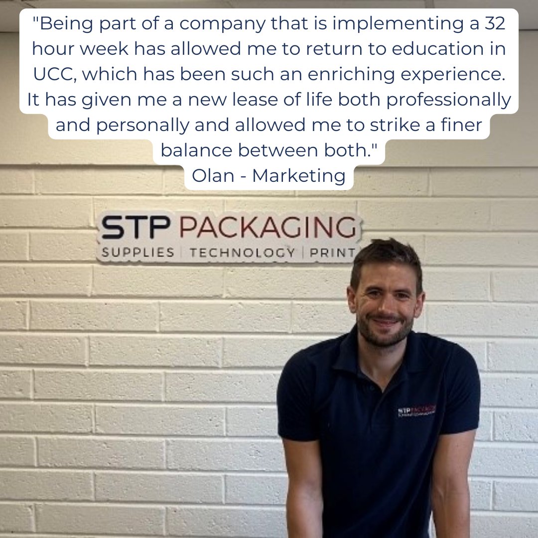 STP_Ireland's tweet photo. With the first week of the 32 hour working week nearly down, here's what it means to some of our team. https://t.co/M5GOgv2l0t