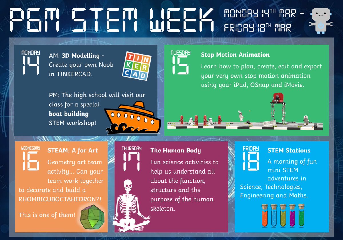 MsMiller_Educ8's tweet photo. Just completed the #P6M_LVPS #STEMWeek diary.  Can’t wait to try the activities with the class! Please ensure pupils charge their iPad each evening in prep for the next day’s activities! #STEM #LarbertSTEM @RAiSE_falkirk @LHSTechnologies #STEMLarbert #LVPSSTEM @RaiseScotland https://t.co/cqTM9oW7FD