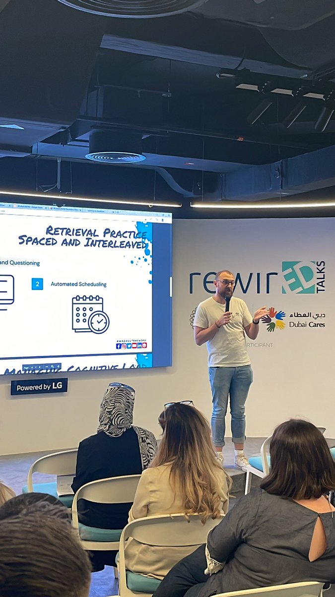 A very insightful talk about metacognition in primary schools! Check out <a href="/WAGOLLTeaching/">Ben Cooper FCCT | WAGOLL Teaching</a> #CollabUAETM <a href="/collabuae/">#CollabUAE</a>