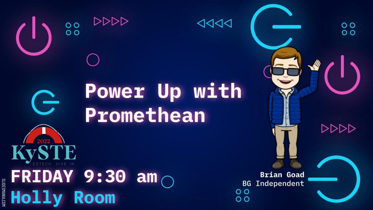 MsPondBGISD's tweet photo. Looking for some great last #KYSTE22 sessions? Join @bgoadky, @wkingbg, @snetth22, &amp; @bsanspree to learn all about @LearnPromethean panel deployment, standardization of classroom technology, &amp; automation of student &amp; staff accounts. Let's have a great last day! ⛱️ https://t.co/0hyJe7gbzN