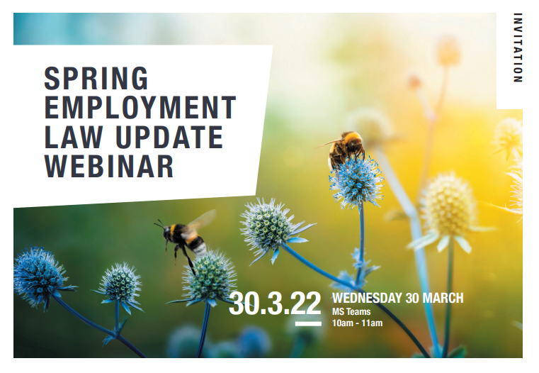 StephensScown's tweet photo. What do #employers need to know about the latest #EmploymentLaw updates? Come to our webinar on 30th March to find out.

Key topics include: pregnancy / maternity, bullying / harassment and immigration.

Read more here 👇
https://t.co/7voDxnAjWc

#employment #HR #businessowners https://t.co/93hlt8UtnT