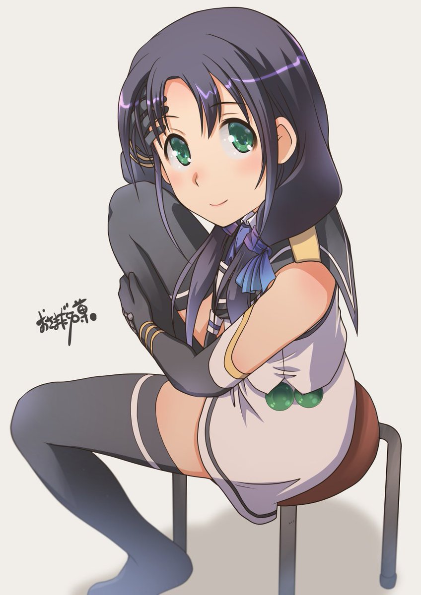 多分、前から丸見えな座り方の涼風ちゃん、何が?
それはそうと
#涼風進水日 #涼風生誕祭2022 
だそうで、おめでとうございます! 