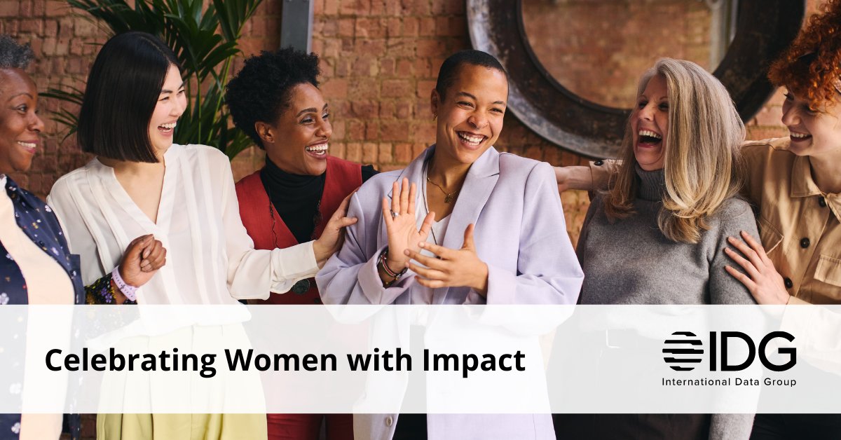 We are proud to share that more than 150 colleagues in 33 countries around the world were nominated by their peers as Women with Impact, making a difference inside or outside of IDG, Inc. Congratulations to all the nominees!