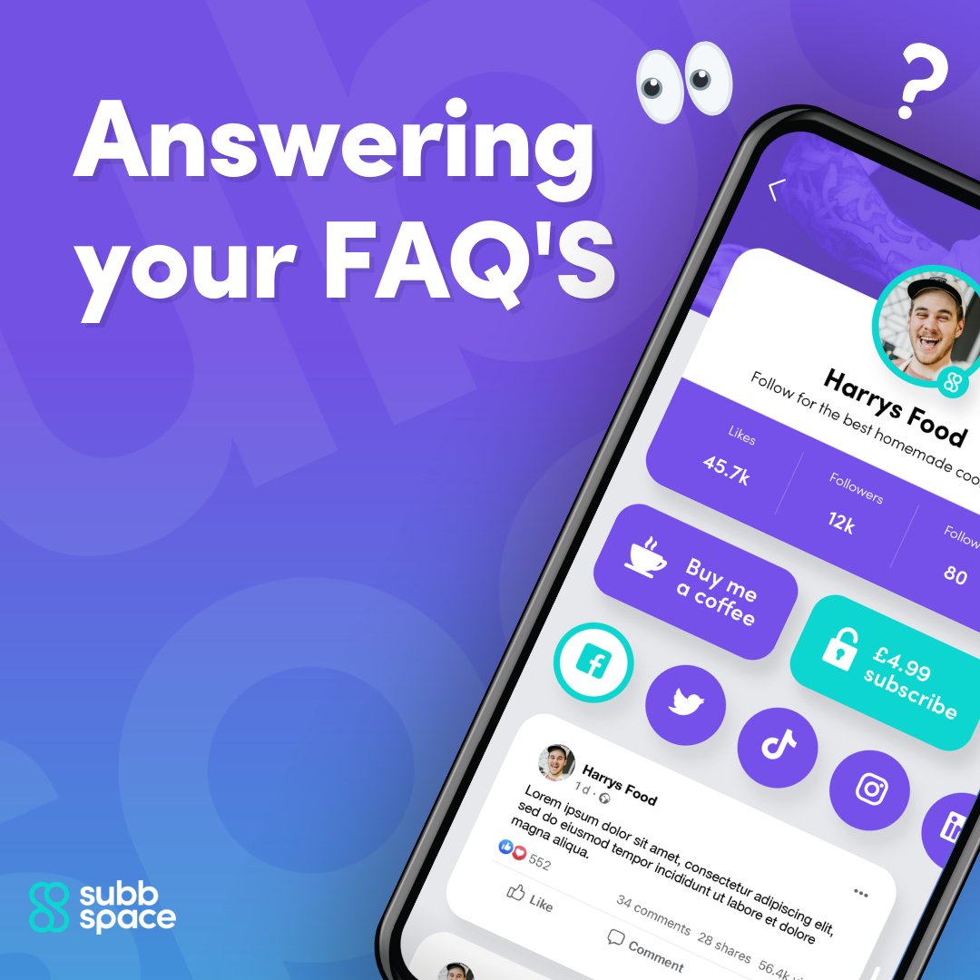 SubbSpace's tweet image. What Is Subb.Space? ⁉️

Take a look at some FAQs around what is SubbSpace and how it can help you grow your monetisation potential as a  Creator. 

#influencermarketingtips #influencermarketingplatform #influencerstrategy #digitalmarketinghacks  #contentcreatortips