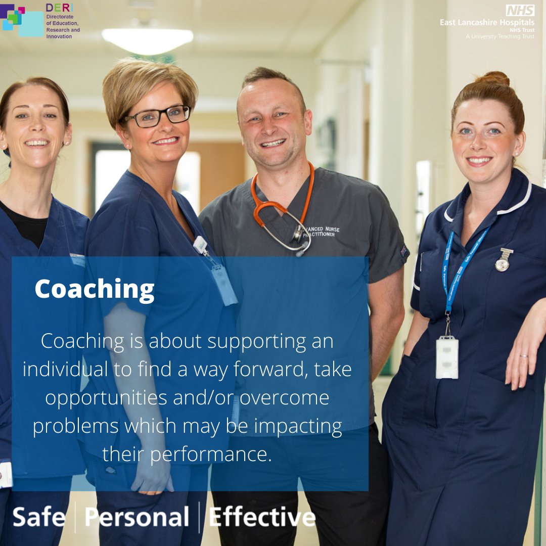 Have you ever thought about being coached? Maybe you would like to develop your career or become a leader? Contact Rachael.rogers@elht.nhs.uk to be linked up with an Apprentice Professional Coach within ELHT. 

#NHS #DERI #ELHT