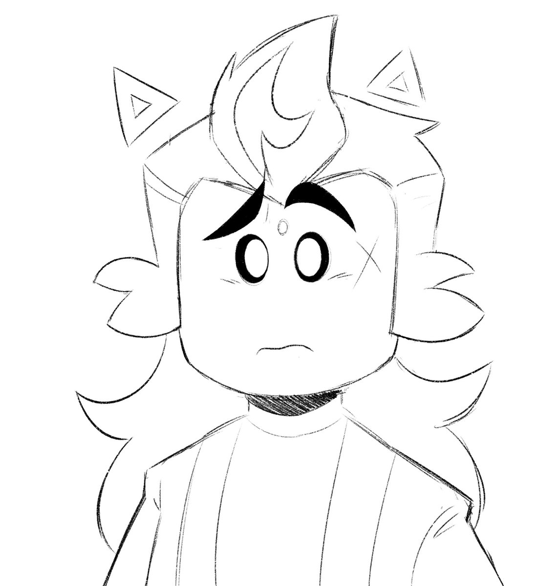 colesmonkies's tweet photo. twas showing candy how to draw red son and mks hair and got carried away- anyways here take this red sons a cat boy and tristen is wrong https://t.co/keeH781tmw