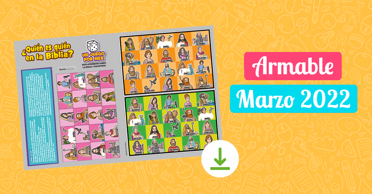 ¿Quién es quién en la Biblia? 

Disfruta con tus amiguitos esta linda actividad ✨🌺😊

⬇️⬇️⬇️
acortar.link/OquqTb