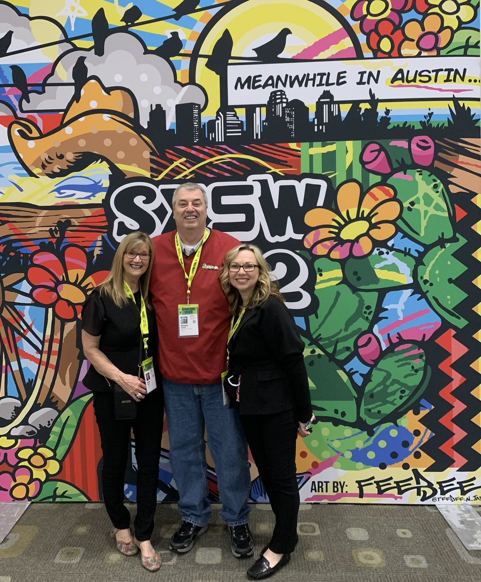 Sam_Ford's tweet photo. The podcast is now live of the #sxsw2022  session Reimagining Education in a Disrupted Economy from my AccelerateKY collaborators @rustyjigsaw &amp; Traci Tackett, alongside @ThroughlinesEdu and @pati_ru, as they talk about their KY pilot projects. #sxswedu 
https://t.co/OIHtbzU93h https://t.co/atigWbNtQE