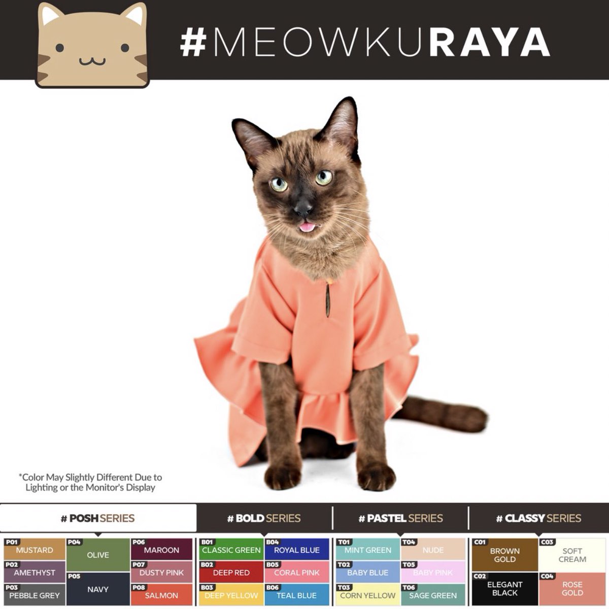 Baju Kurung Untuk Kucing