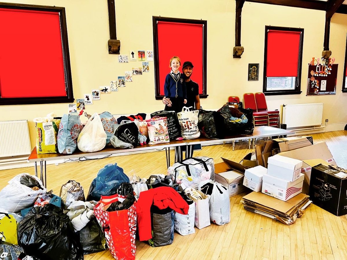 StPetersLytham's tweet photo. A huge thank you to Kelly Butler for co-ordinating the Ukraine collection and to the other Reception class mums who have helped Kelly sorting, packing, boxing and labelling the donations. The support and generosity is overwhelming. Thank you to everyone! https://t.co/4cu2kwtFJC