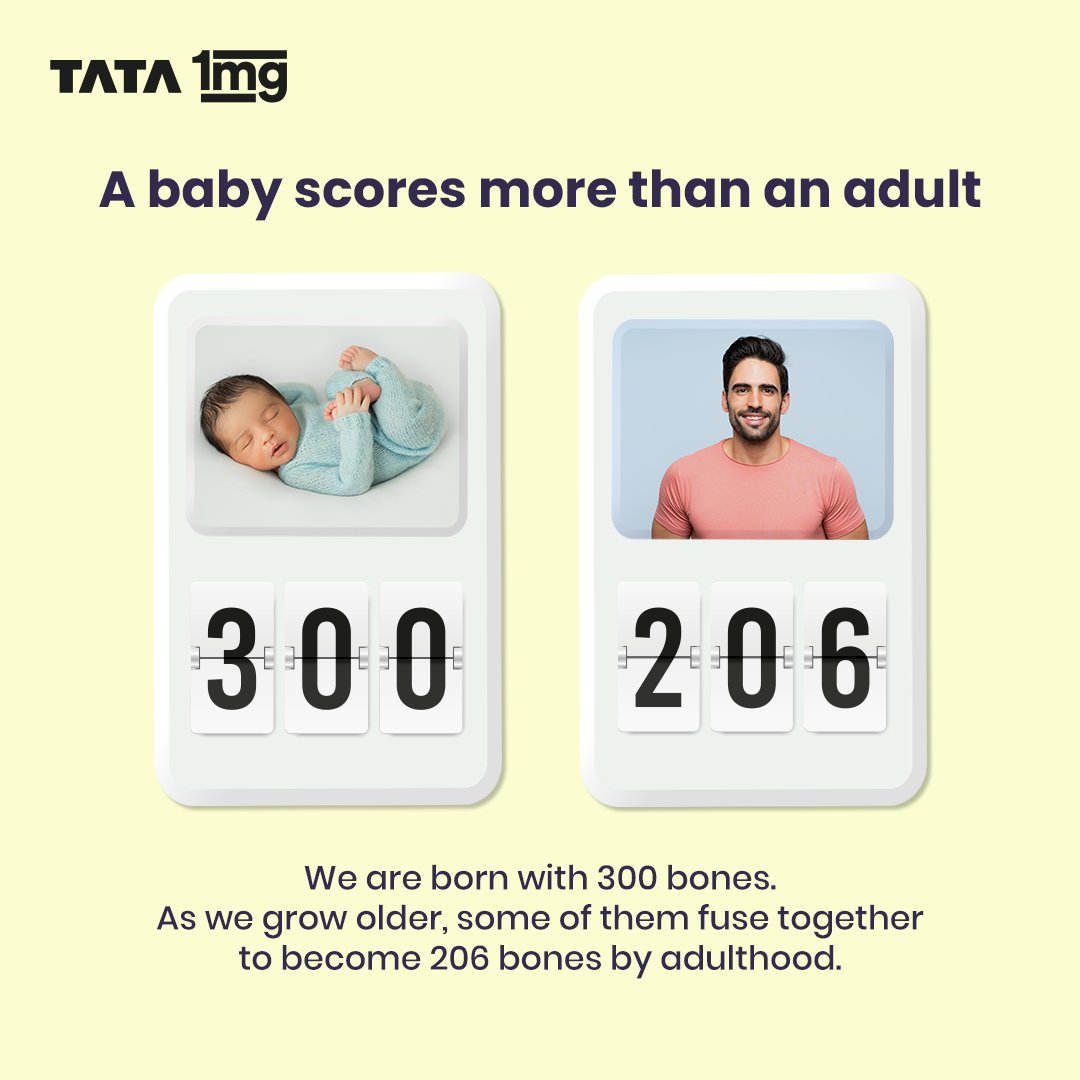 1mgOfficial's tweet image. #FactTime Human bodies are fascinating, isn’t it? Here’s your trivia for the weekend! Happy Friday!