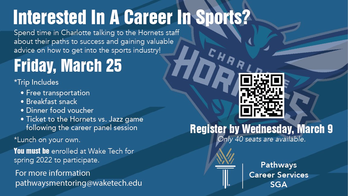 WTCCPathways's tweet photo. Interested in a career in sports? Register here >>>https://t.co/gfJSbQrvzW
@wtccstudents https://t.co/Qz1d1qY3Ic