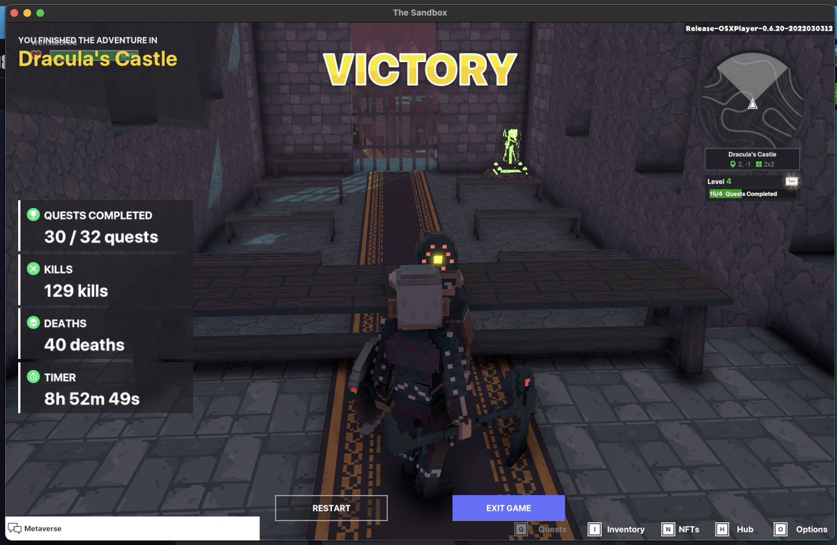 wenxiaorou's tweet photo. @TheSandboxGame I just participated in the daily #SandboxAlphaS2Contest for a chance to earn up to 1,000 $SAND! Starting March 10 - Show your love for Dracula. Check out my screenshot below! 👇 #SandboxAlphaS2 https://t.co/GuxYeqRL7V