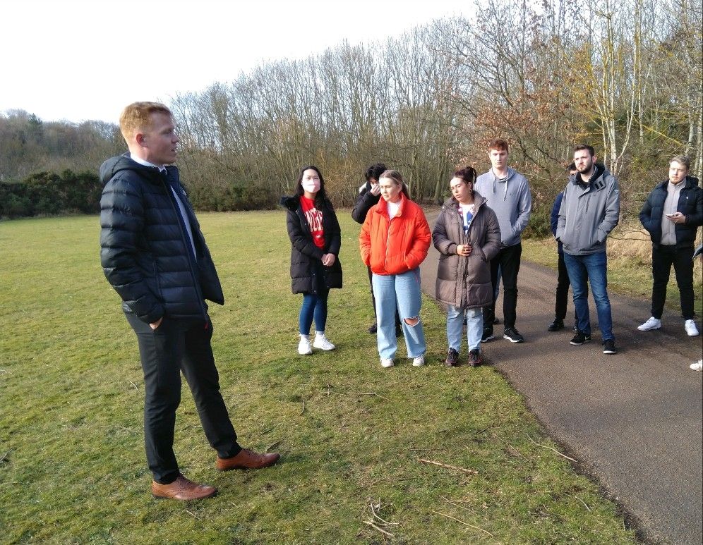 Supporting #NationalCareersWeek, Development Analyst and former Grad <a href="/Homes_SteveP/">Steve Parkin</a>, recently gave a lecture to 3rd year surveying students at <a href="/NorthumbriaUni/">Northumbria Uni</a>. 
'Going to my former university and assisting in the development of the next generation has been a career highlight!'