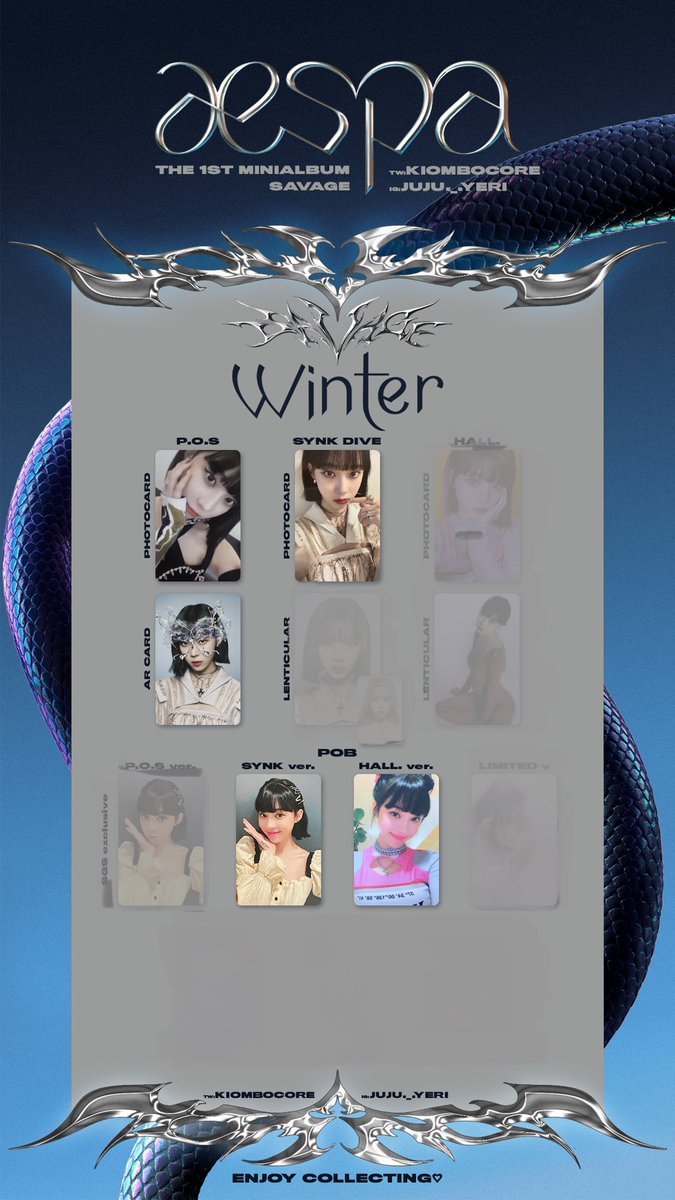 daydreamies__'s tweet photo. wtt aespa savage ph
sm global shop pc exclusive

have:
- ningning hallucination quest sgs
- giselle ar clip card
- ningning lenticular
- nct pcs

want:
- winter equi

ningning p.o.s sgs +hallucinations sgs + karina sgs limited ➡️ winter synk dive + hallucination sgs

🏷 digipack https://t.co/yd7hP4pM48