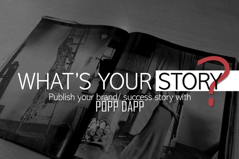 WHAT'S YOUR STORY?

Publish your brand/ success story with us - Fashion and lifestyle magazine | POPP DAPP

Contact us: poppdapp.com/contact/
Mail us: sara@poppdapp.com
Call us: +91-9580675676

#poppdapp #fashionmagazine #advertising #fashionarticle #brandstorytelling #publisha