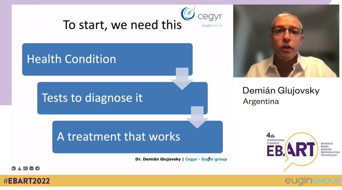 eugin_en's tweet photo. "Physical condition is a fundamental requirement as a starting point because, otherwise, we cannot carry out different interventions and this can cause, among other consequences, a negative psychological impact on #patients," stresses @drglujovsky in his presentation. #EBART2022 https://t.co/wwuxFWffqq