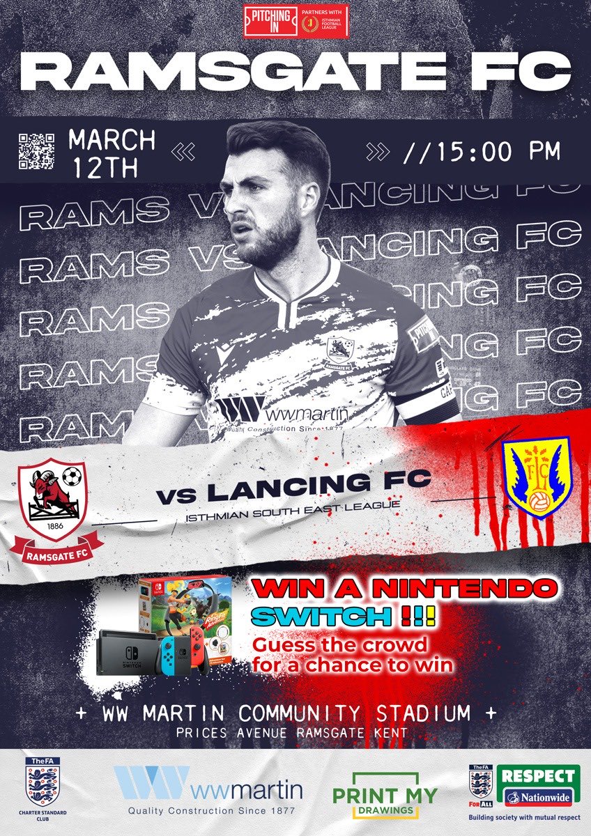 ! #COYR  In order to be in with a chance of winning a Nintendo Switch comment your attendance prediction below, share the post and like our page. The closest to the figure will be announce at half time
The prize must be claimed at half-time and therefore attendance is necessary