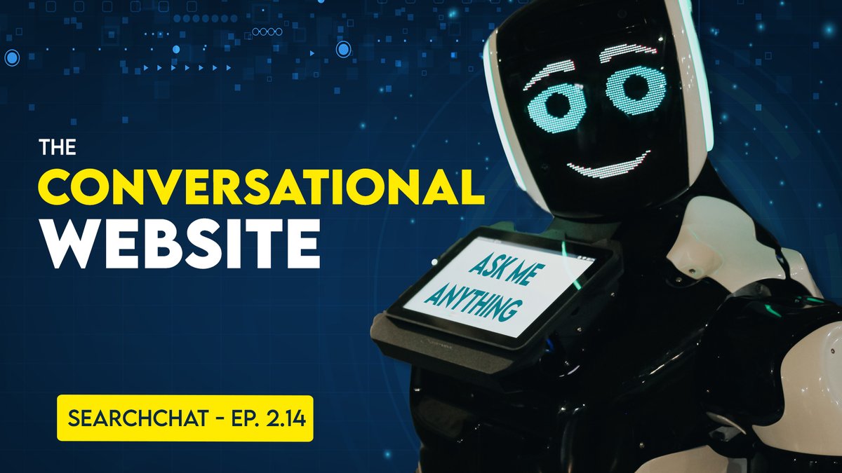 SoloSegment's tweet image. What&apos;s the best way to connect customers with content?  The Conversational Website!  We discuss the concept, and how it can help B2B sites improve experiences and sales in the latest episode of SearchChat.
loom.ly/hg0nS6I
#b2bmarketing #ai #marketingstrategy #website