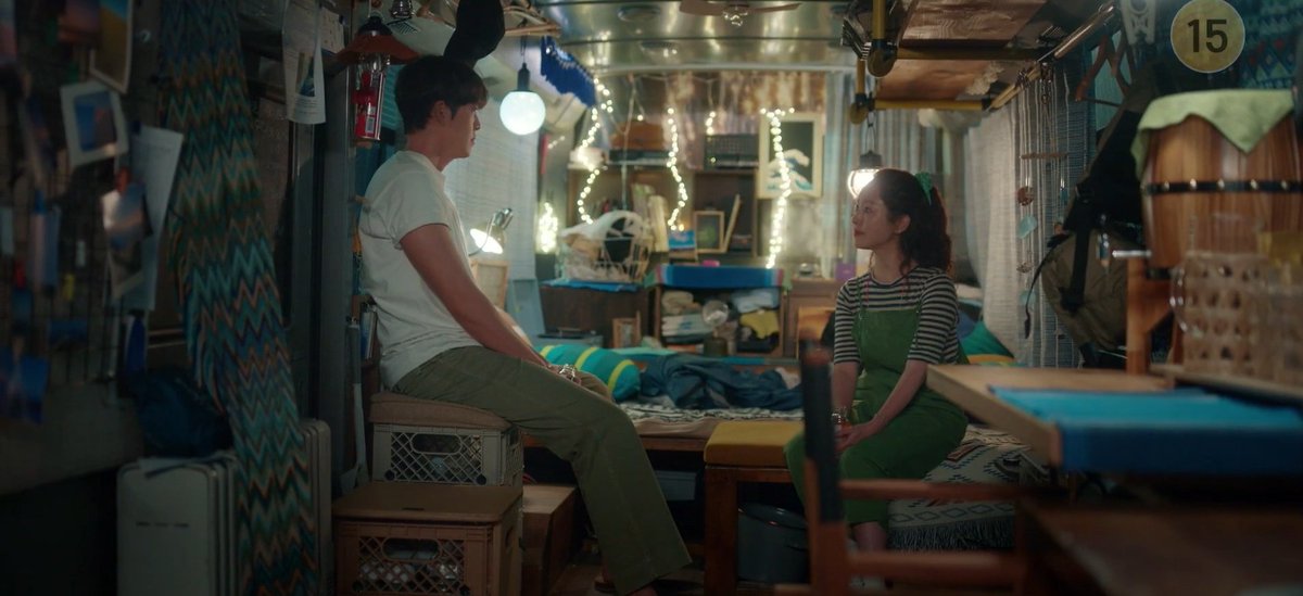 jeongjoon; w/out much greed willingly remains a shipper, sayin he'll protect his hometown jeju n his family even when everyone else goes to seoul. his only greed is dreamin of a simple newlywed w the woman he loves on jeju, but even that is not easy
#OurBlues #KimWooBin #HanJiMin