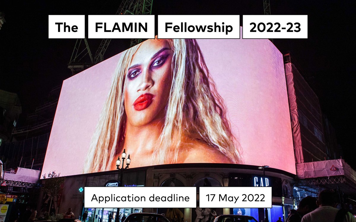 FL_FLAMIN's tweet photo. 📢 OPEN CALL 📢

#FLAMINFellowship 2022-23 
Early-career artist development programme

Six moving image artists will get £2,500 funding each, mentoring &amp; talks with leading artists including Heather Phillipson &amp; Hetain Patel

Deadline: 17 May

Apply: https://t.co/0BqGsiHPZw https://t.co/0RCOWvLm1Y