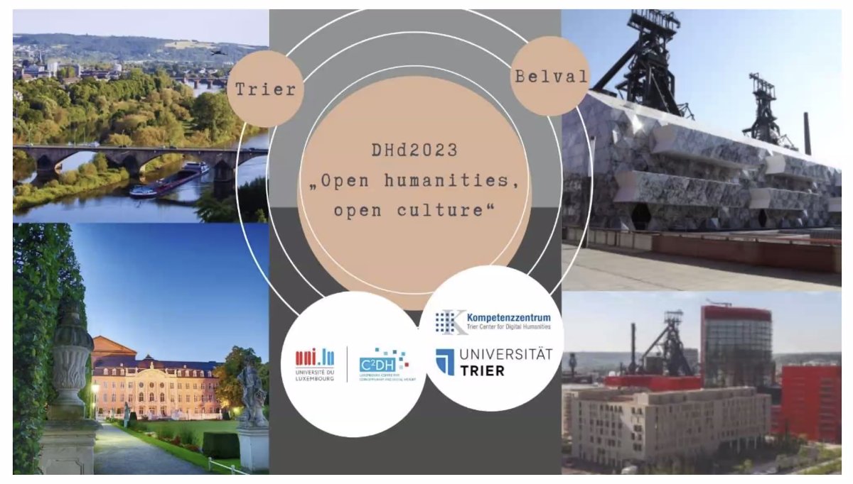 msiemund's tweet photo. Die #DHd2023 wird in Trier und Luxemburg stattfinden!
Mit dem Thema "Open Humanities. Open Culture". Was ein tolles Thema!!! #DHd2022 @dhd2022 https://t.co/NfxhnhGiAe