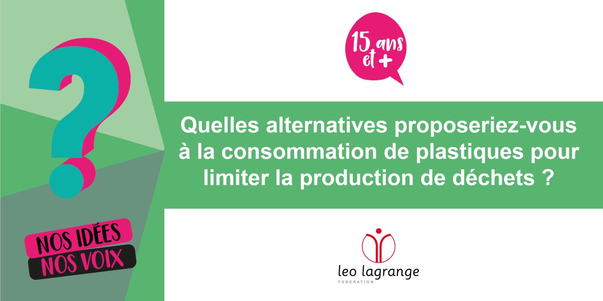 [#Présidentielle2022]
🤔 Quelles alternatives proposeriez-vous à la #consommation de #plastiques pour limiter la production de #déchets ? 
💡 Chaque année, 8 millions de tonnes de plastiques finissent dans nos océans. <a href="/WWFFrance/">WWF France 🐼</a> (2018)
👉 bit.ly/35pVAxY
