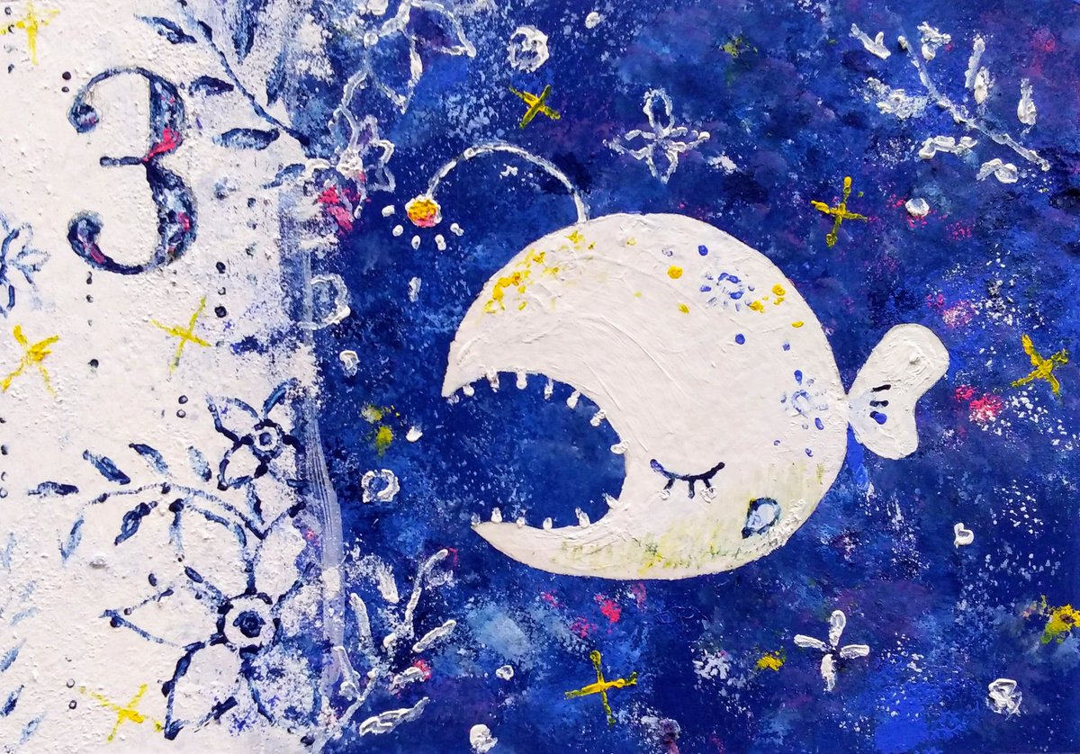 急に深海魚描きたくなるときってあるよね...。