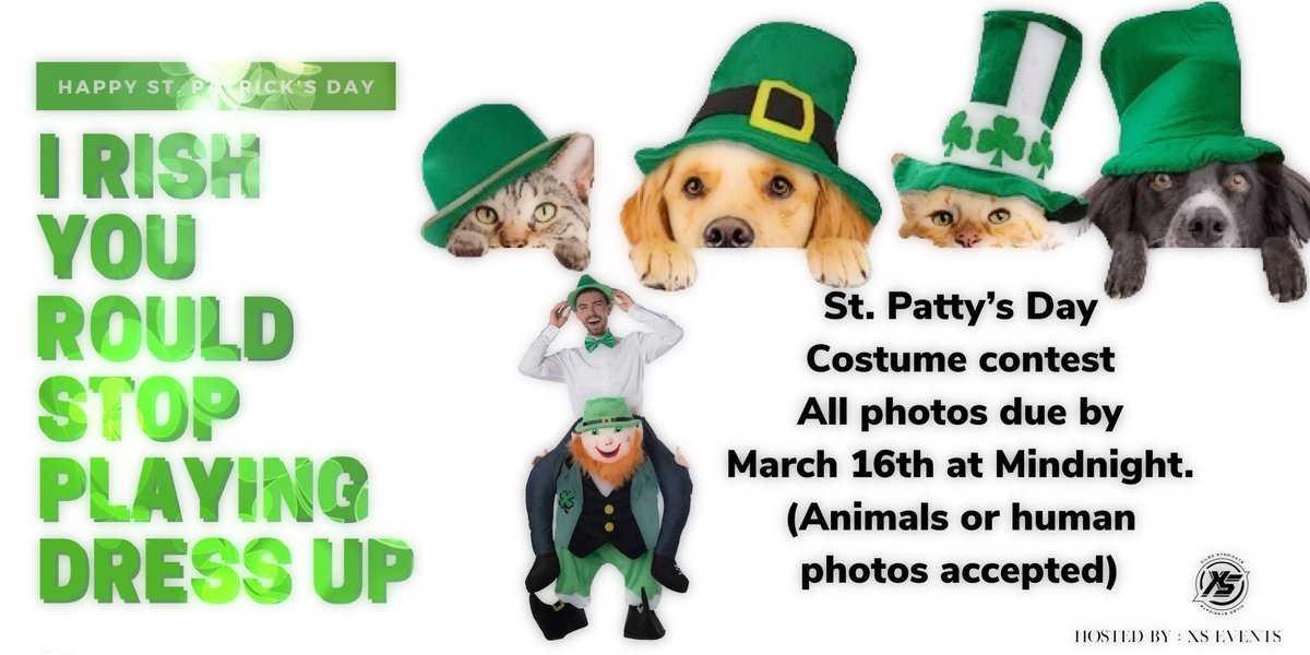 XiledEvents's tweet photo. Let’s see those cute doggos dressed up! 
DM us your pics to enter ☺️☺️ https://t.co/iqL3nhIV8v