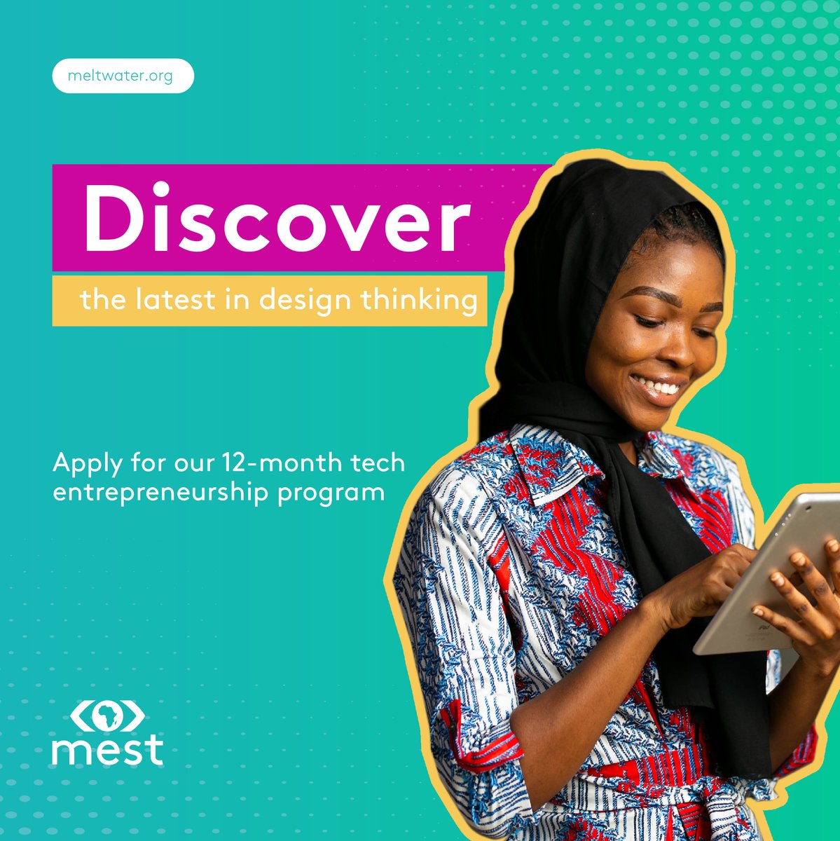Aspiring to build a tech startup in Africa or gain commercial skills in technology &amp; entrepreneurship? Apply for MEST Africa's fully sponsored 12-month program in tech entrepreneurship. 

Get full details &amp; apply before 20th April → bit.ly/MESTTP23
