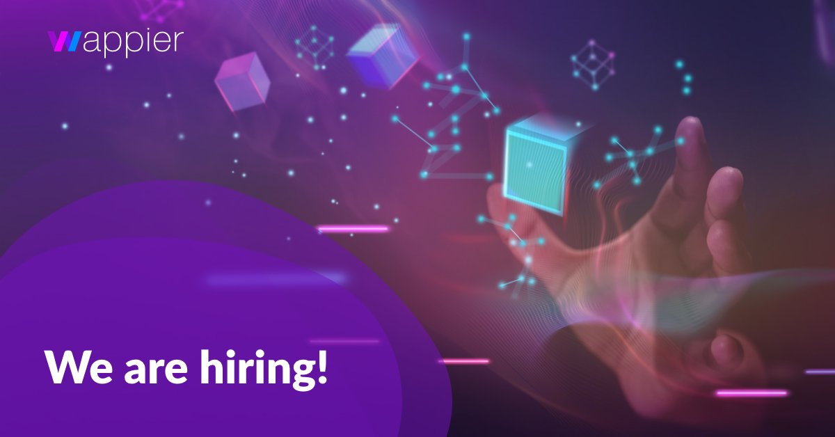 wappier's tweet image. If you’re looking for a job that will have you working on the cutting edge of #AI and #blockchain technology, then #wappier is the place for you! Check out our #openpositions and come join us! wappier.com/join-us #hiringnow