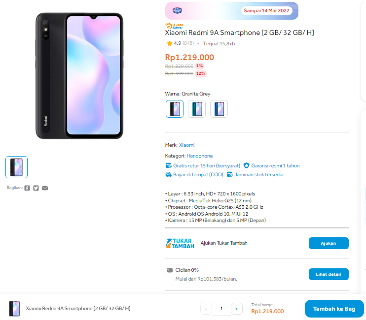 bliblidotcom's tweet photo. Ada yang mau #BliMinBeliin Xiaomi Redmi ini gratiss?✨

Yuk tes hoki, baca syaratnya nih! 👇 #BlibliMantepSih https://t.co/4emZVo73bj