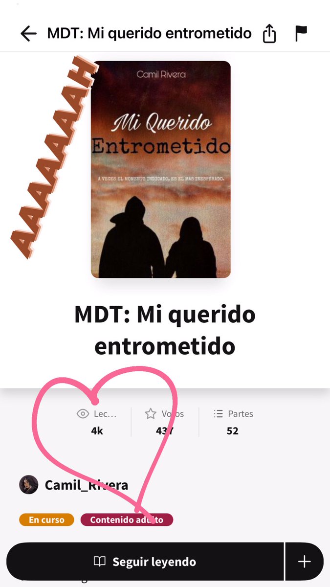 Camriv3's tweet photo. COMO QUE LLEGAMOS A 4K DE LECTURAS?! 😭😭😭 LLORO DE EMOCIÓN https://t.co/Z2MOdfg58Y