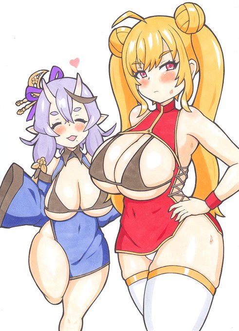 tkmyronさんとrndumkt様の微エッチ絵です
お試しで完全に趣味な衣装を 