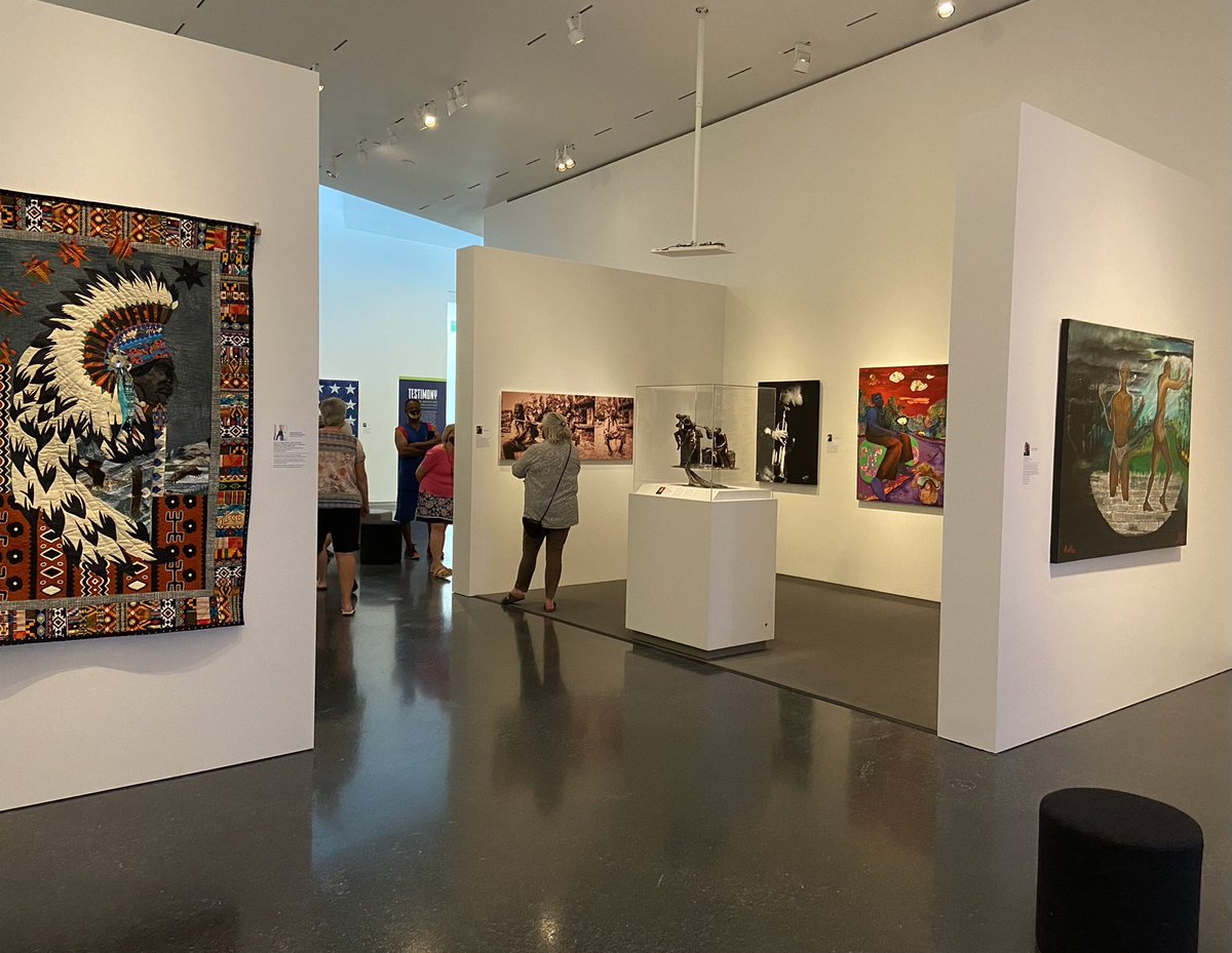 nelson_atkins's tweet photo. Final weeks! Showcasing the Kansas-City based African American Artists Collective, "Testimony" features paintings, sculpture, jewelry, poetry, photographs, quilts, dance, music, and illustration. We're open 10 a.m.-9 p.m. on Fridays https://t.co/1tVKaLre9J. #TestimonyAAAC https://t.co/5Lu5FAHltr