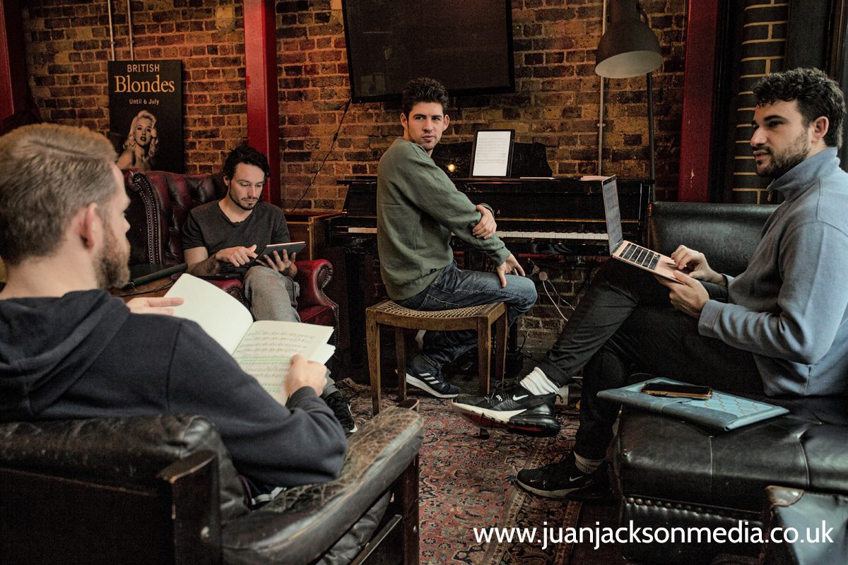 Rehearsing for <a href="/allmalehms/">allmalehms</a> with <a href="/ashjacobsMD/">Ashley Jacobs</a>.  We open next week, on Wednesday 16th March <a href="/WiltonMusicHall/">Wilton's Music Hall</a>.  Don't miss...
🎟️wiltons.org.uk/whatson/698-h-…  #GilbertandSullivan  #LondonTheatre #Opera (photo credit: #JuanJacksonMedia)