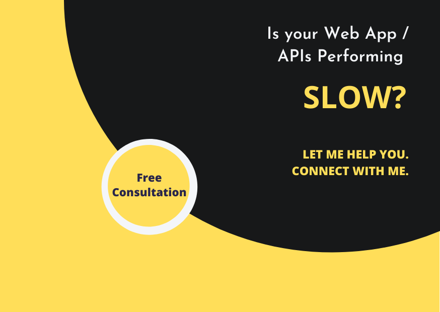 Are you struggling to make your Web App Perform Faster? Make your Apps Perform Ultra Fast recently.

Connect with me and book a Free Consultation for an hour.

#webperformance #optimizationstrategies #optimization #javascript #laravel #mysql #mongodb #architecture