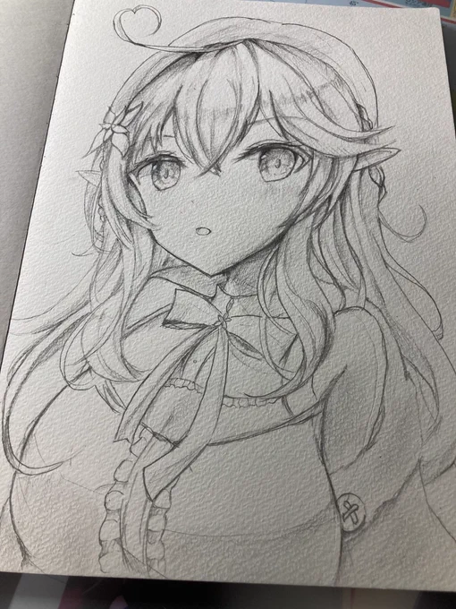 落書きラミィちゃん
(余談なんですけど、この時期って
定期テストも終わって
授業中に描き放題なんですよ。
描いちゃうんですよ。( ・∇・)
#LamyArt #イラスト練習中 #落書き 