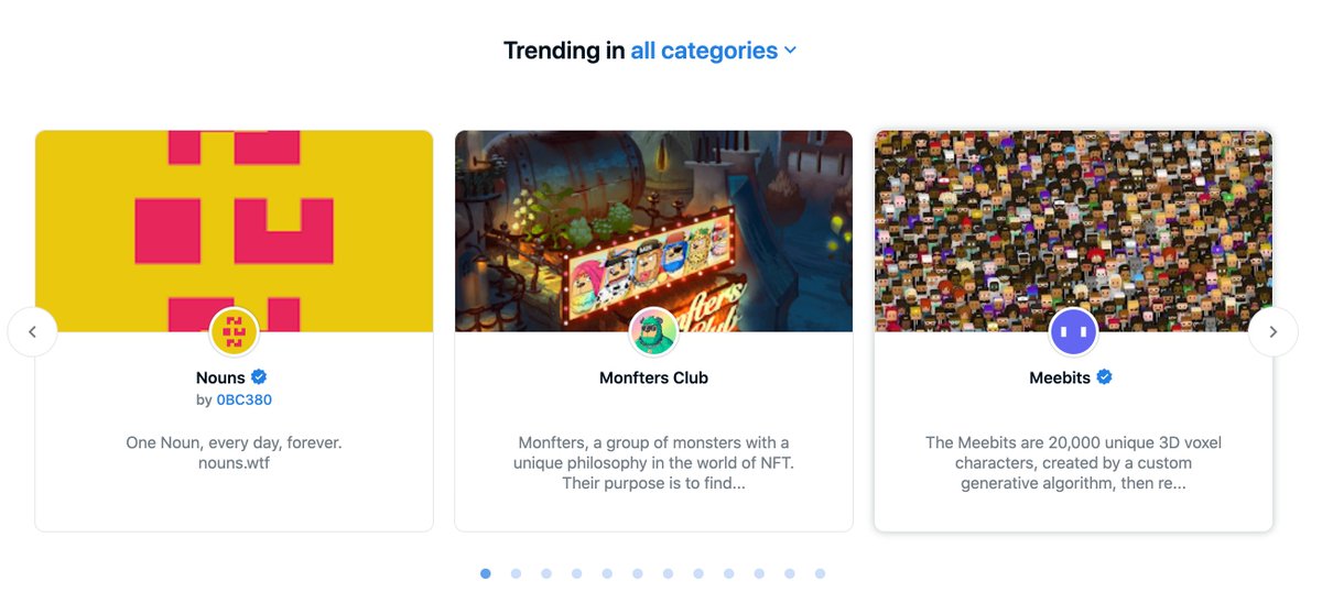 monftersclub's tweet photo. We are trending on @opensea again π₯³
#mgmi #monftersclub #nfts https://t.co/HbLqiAHMWa