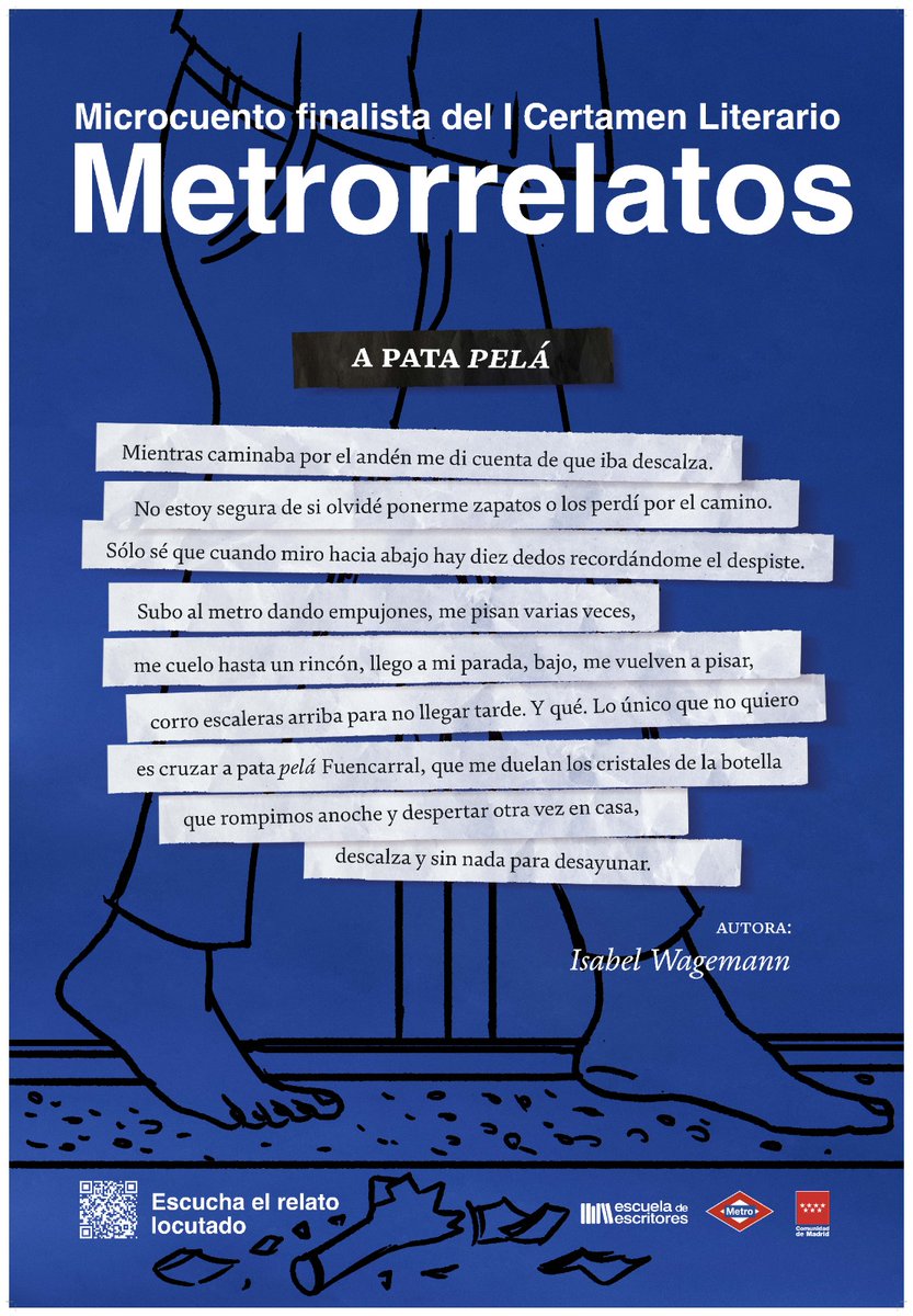 🎖 Relato finalista: A pata pelá
🚇✒ Autora: Isabel Wagemann